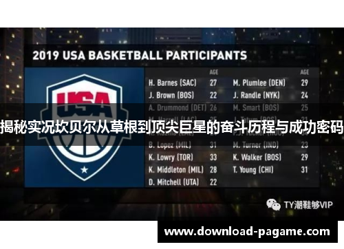 揭秘实况坎贝尔从草根到顶尖巨星的奋斗历程与成功密码 揭秘实况坎贝尔从草根到顶尖巨星的奋斗历程与成功密码