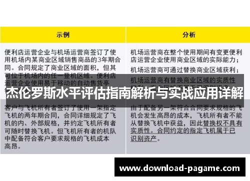 杰伦罗斯水平评估指南解析与实战应用详解 杰伦罗斯水平评估指南解析与实战应用详解